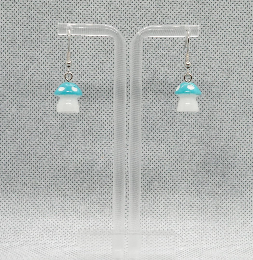 Mini Mushroom Earrings