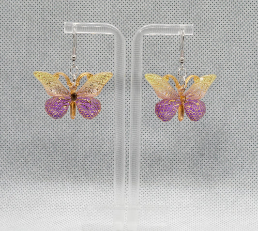 Butterfly Pendant Earrings